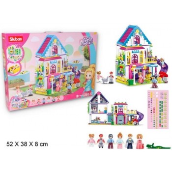 PROMO Klocki Sluban Girl House 730el. 178913 GAZELLE