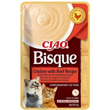 INABA Ciao Bisque Chicken with beef - cat treats - 40g