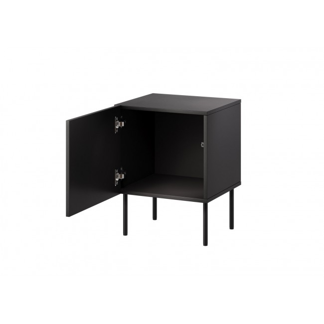 Bedside table 2 pcs. SIENA 44.5x40x59 black matt Bedside table 2 pcs. SIENA 44.5x40x59 black matt