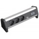 Bachmann Desk 1 power extension 3 AC outlet(s) Black Bachmann Desk 1 power extension 3 AC outlet(s) Black