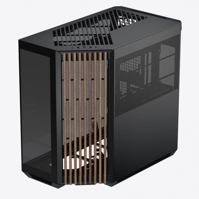 APNX V1-W-BK-v1 Midi Tower Black, Wood APNX V1-W-BK-v1 Midi Tower Black, Wood