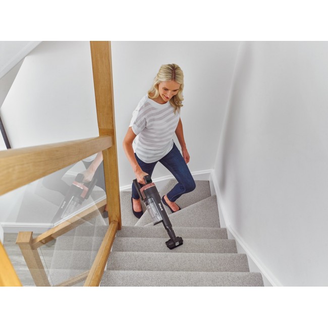 Shark Stratos 2-in-1 stick vacuum Battery Dry Bagless Black, Peach