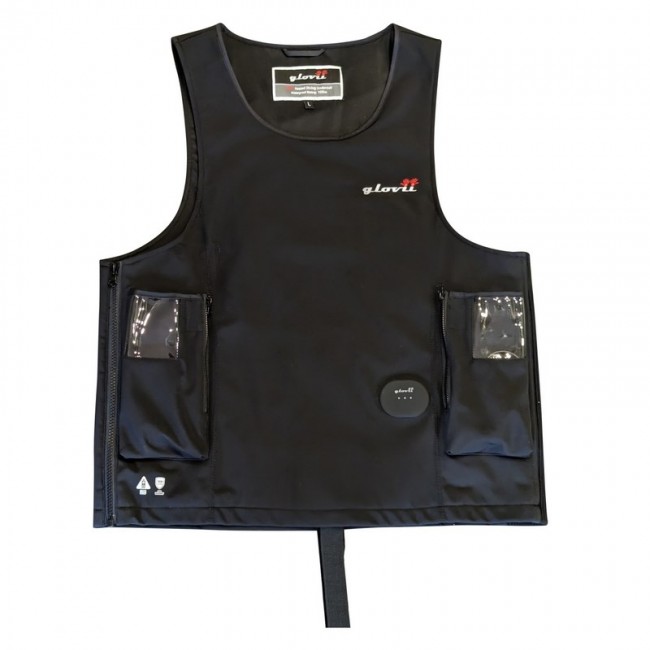 Glovii GMV2L water sport vest Black Softshell Glovii GMV2L water sport vest Black Softshell