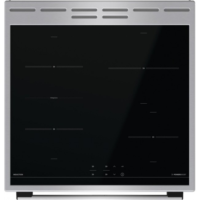 Gorenje GEIT6C60XPG cooker Freestanding cooker Zone induction hob A