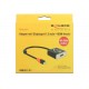 DeLOCK 62735 video cable adapter 0.2 m Mini DisplayPort HDMI Type A (Standard) Black