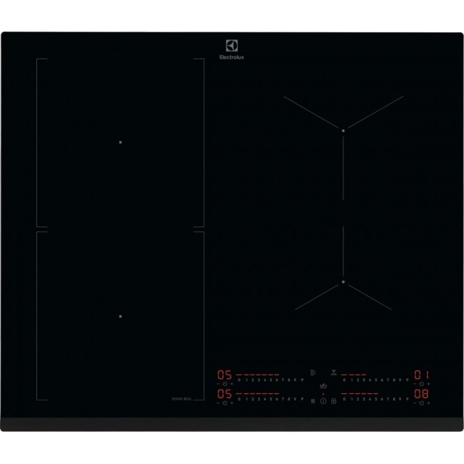 Electrolux EIS62453 Black Built-in 60 cm Zone induction hob 4 zone(s)