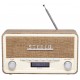 Retro radio Denver DAB-18 ligh wood