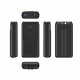 Gembird PB20-PD20-LCD-01 Fast charging power bank with integrated cables, 20W, 20000 mAh, black