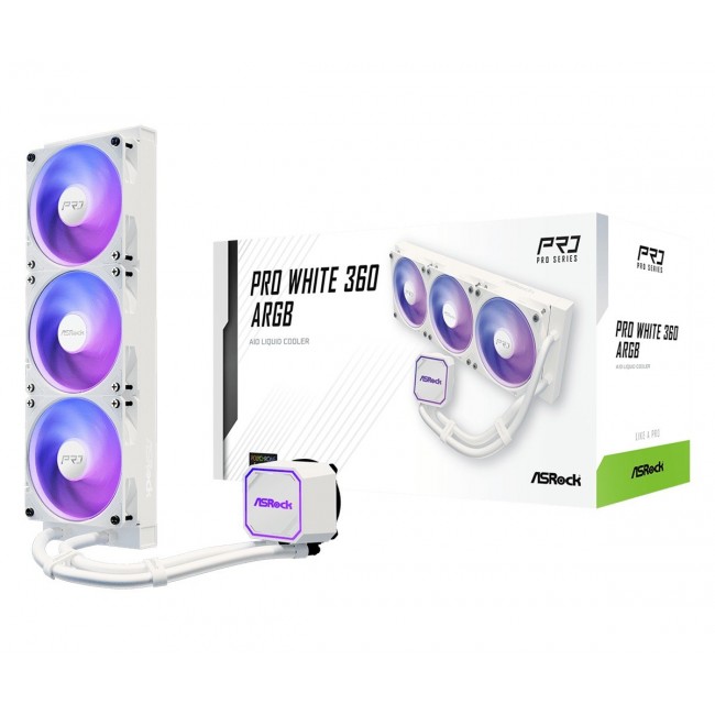 ASRock Pro White 360 ARGB Cooling ASRock Pro White 360 ARGB Cooling