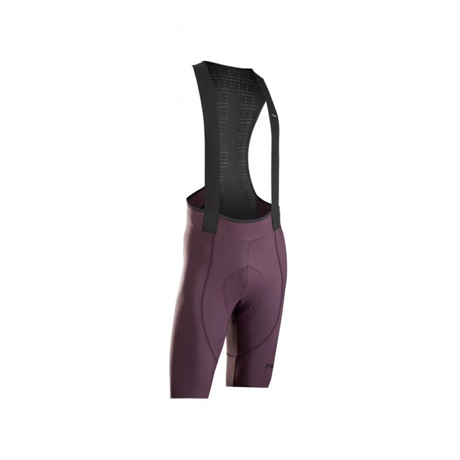 Spodenki rowerowe NORTHWAVE Fast Bibshort bordowe - L Spodenki rowerowe NORTHWAVE Fast Bibshort bordowe - L
