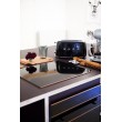 Smeg TSF02BLEU Toaster, 4 slice, black, metal body