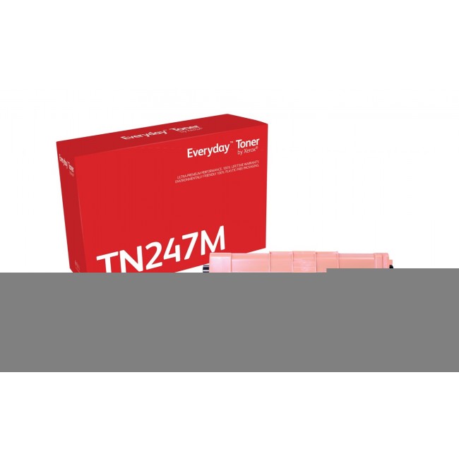 Everyday Magenta Toner by Xerox compatible with Brother TN247M, High capacity