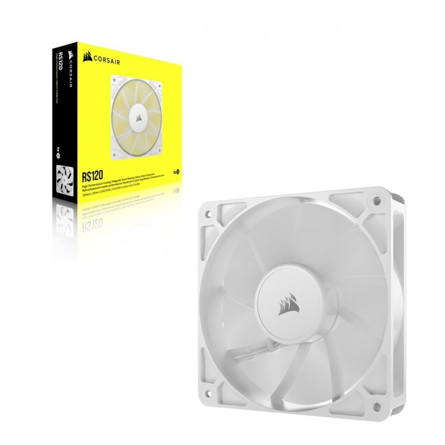 Corsair RS120 Computer case Fan 12 cm White 1 pc(s) Corsair RS120 Computer case Fan 12 cm White 1 pc(s)