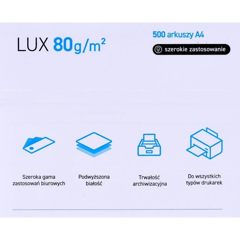 Paper copier office POLLUX (A4 80g/m2 500 sheets white, matte)