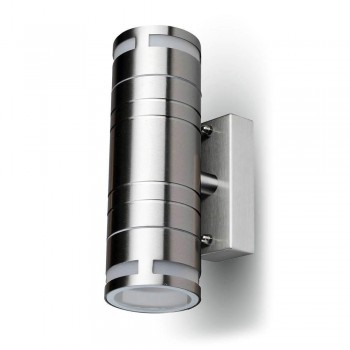 Wall lamp V-TAC VT-7632 230V IP44 GU10 (SKU 7504) Silver