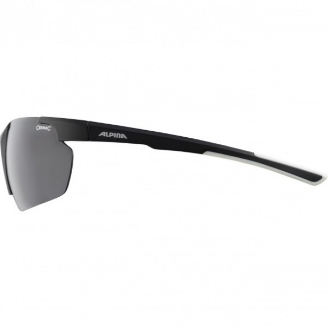 Alpina Sports DEFEY HR Running glasses Semi rimless Black, White Alpina Sports DEFEY HR Running glasses Semi rimless Black, White