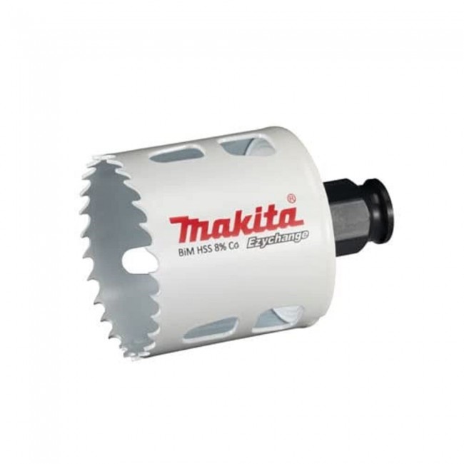 MAKITA HOLE SAW BIM HSS-Co 8% 52mm EZYCHANGE METAL, STEEL, ALU, WOOD, PVC MAKITA HOLE SAW BIM HSS-Co 8% 52mm EZYCHANGE METAL, STEEL, ALU, WOOD, PVC