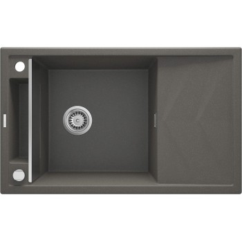 1-bowl magnetic granite sink with drainer