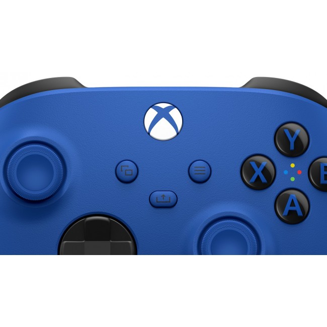 Microsoft Xbox Wireless Controller Blue Bluetooth/USB Gamepad Analogue / Digital Xbox One, Xbox One S, Xbox One X Microsoft Xbox Wireless Controller Blue Bluetooth/USB Gamepad Analogue / Digital Xbox One, Xbox One S, Xbox One X