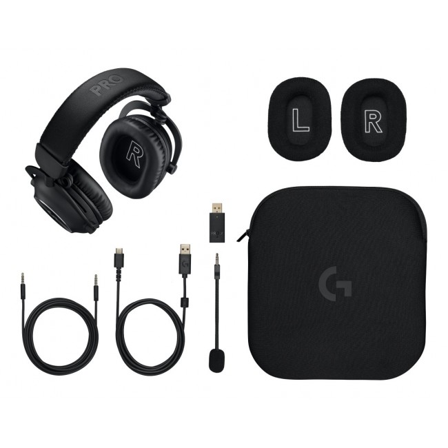Logitech G 981-001263 headphones/headset Wireless Head-band Gaming Bluetooth Black