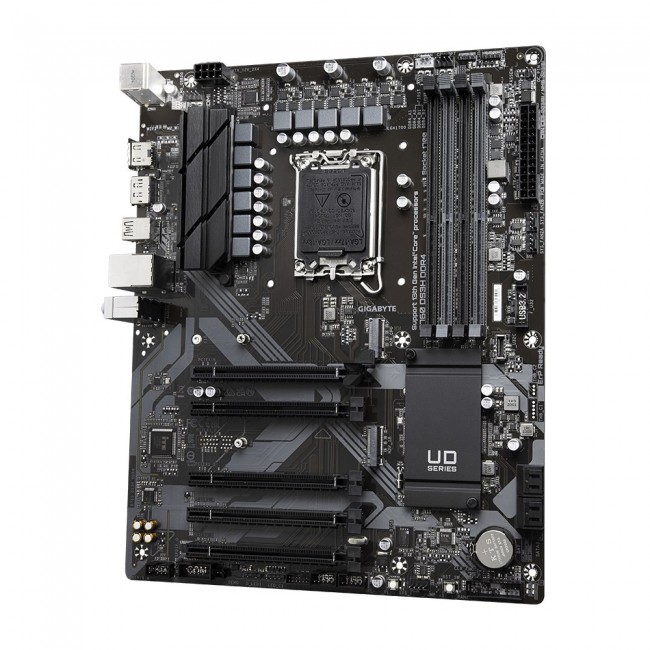 Gigabyte B760 DS3H DDR4 Motherboard - Supports Intel Core 14th CPUs, 18+2+1 Phases Digital VRM, up to 5333MHz DDR4 (OC), 2xPCIe 4.0 M.2, GbE LAN, USB 3.2 Gen 2 Gigabyte B760 DS3H DDR4 Motherboard - Supports Intel Core 14th CPUs, 18+2+1 Phases Digital VRM, up to 5333MHz DDR4 (OC), 2xPCIe 4.0 M.2, GbE LAN, USB 3.2 Gen 2