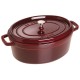 STAUB OVAL CAST IRON POT 40509-366-0 - 5,5 LTR GRENADINE STAUB OVAL CAST IRON POT 40509-366-0 - 5,5 LTR GRENADINE