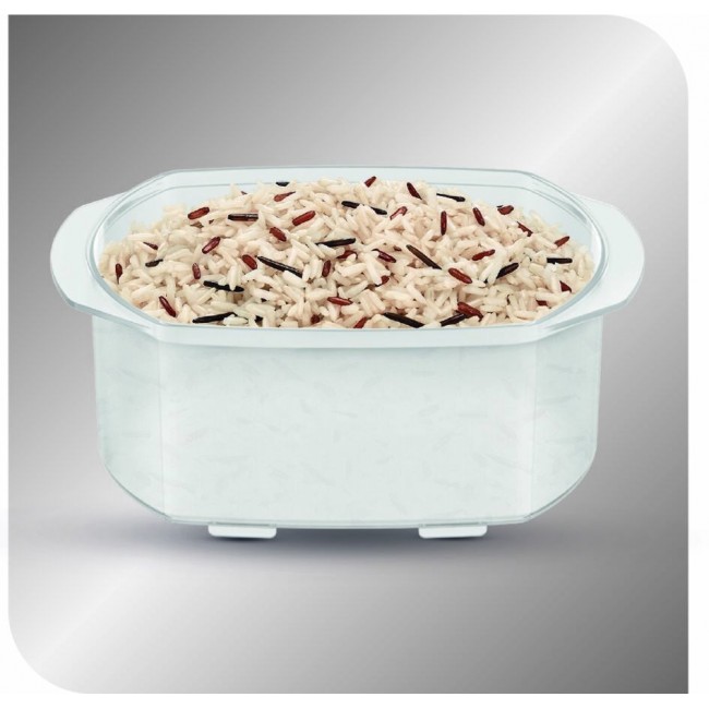 Tefal Convenient Series Deluxe VC502D steam cooker 3 basket(s) Countertop 900 W Stainless steel, White Tefal Convenient Series Deluxe VC502D steam cooker 3 basket(s) Countertop 900 W Stainless steel, White