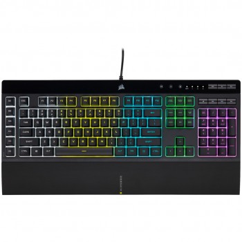 Corsair K55 RGB PRO keyboard Gaming USB QWERTZ German Black