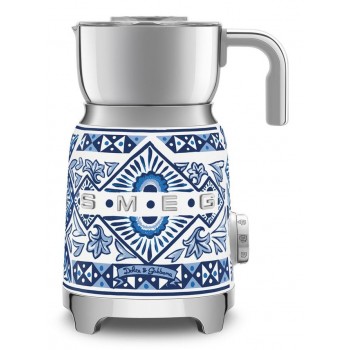 Smeg MFF01DGBEU milk frother/warmer Automatic milk frother/warmer Blue, Silver, White