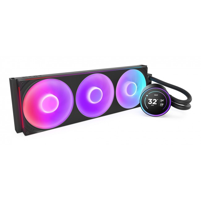 NZXT Kraken Elite 420 RGB Processor All-in-one liquid cooler 14 cm Black 1 pc(s)