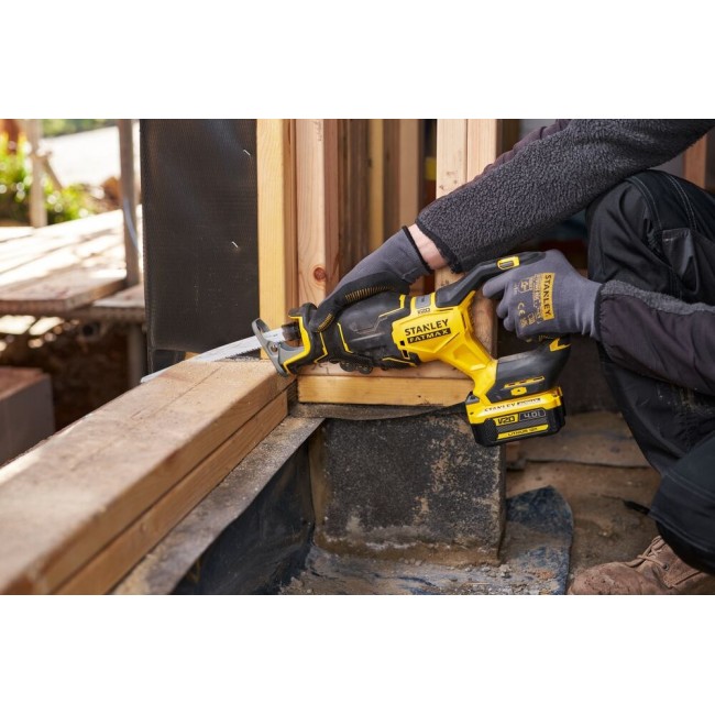 Stanley Fatmax SFMCS311B Reciprocating saw 18 V black, yellow