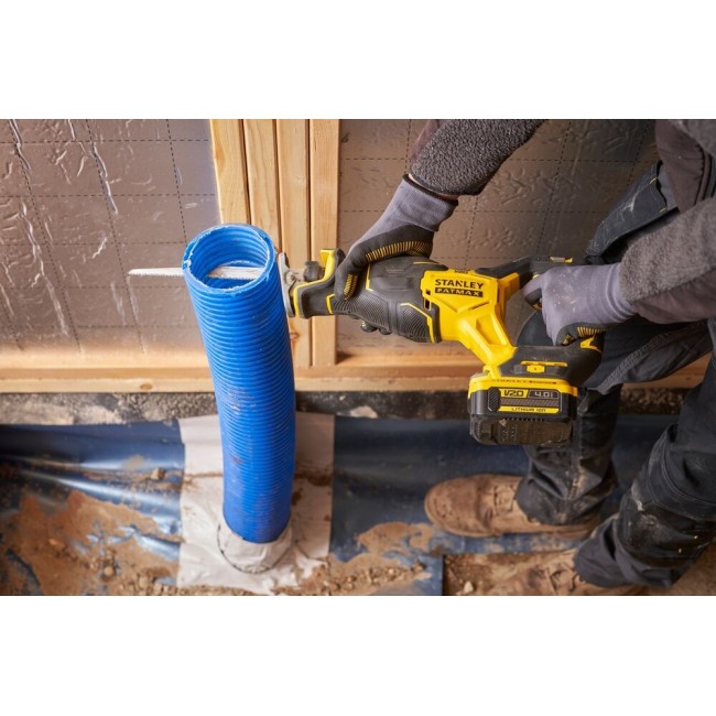 Stanley Fatmax SFMCS311B Reciprocating saw 18 V black, yellow