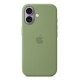 Apple iPhone 17 Silicone Case with MagSafe Light Moss