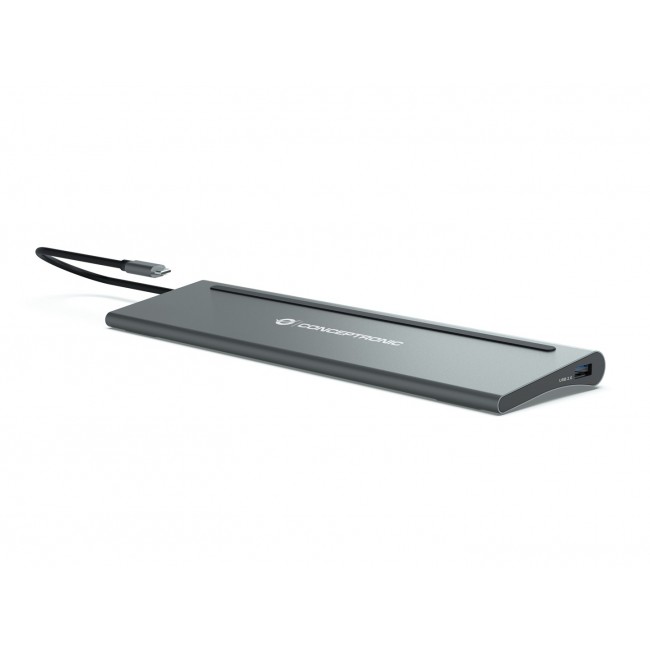 Conceptronic DONN17G laptop dock/port replicator Wired USB 3.2 Gen 1 (3.1 Gen 1) Type-C Grey Conceptronic DONN17G laptop dock/port replicator Wired USB 3.2 Gen 1 (3.1 Gen 1) Type-C Grey