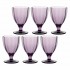 Set of 6 Amami glasses - Amethyst, 300 ml