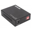 Intellinet Gigabit PoE+ Media Converter, 1 x 1000Base-T RJ45 Port to 1 x SFP Port, PoE+ Injector