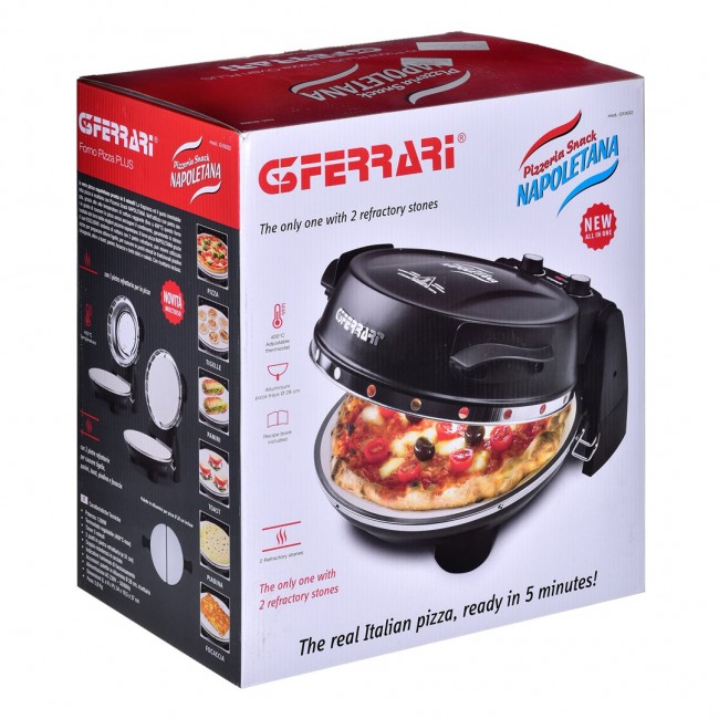G3Ferrari pizza oven G1003210 Plus evo black 2 stone G3Ferrari pizza oven G1003210 Plus evo black 2 stone