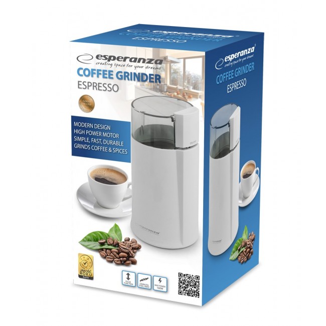Esperanza EKC001W Coffee Grinder White 160 W