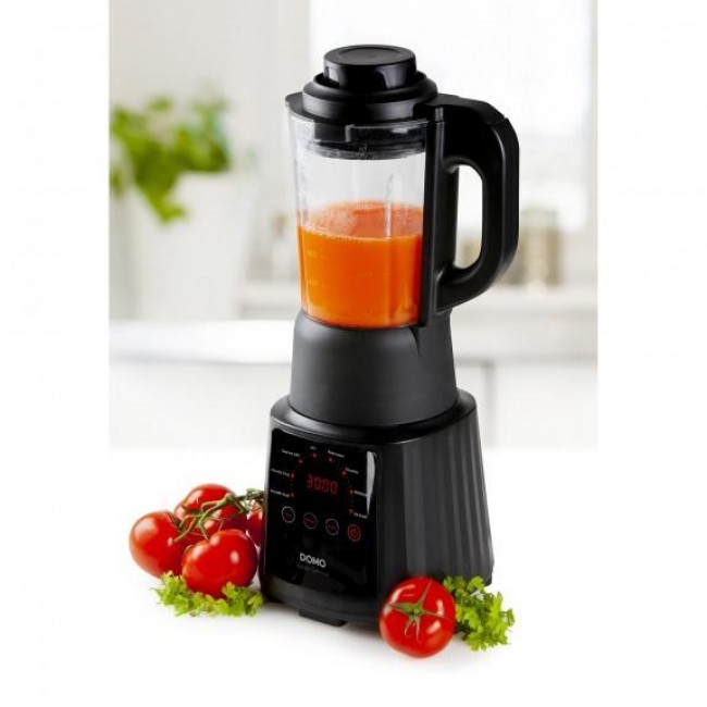 Domo DO726BL blender Cooking blender 900 W Black, Transparent