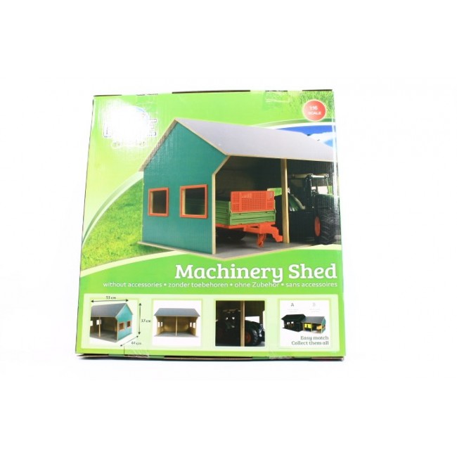 Two-tractor shed 1:16 610263 46829 Two-tractor shed 1:16 610263 46829