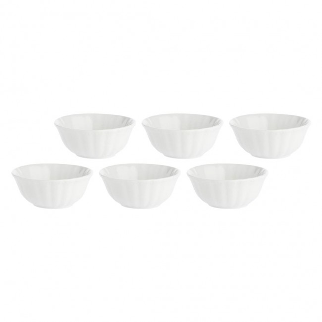 Set of 6 Ducale Salad Bowls - White, 12 cm Set of 6 Ducale Salad Bowls - White, 12 cm