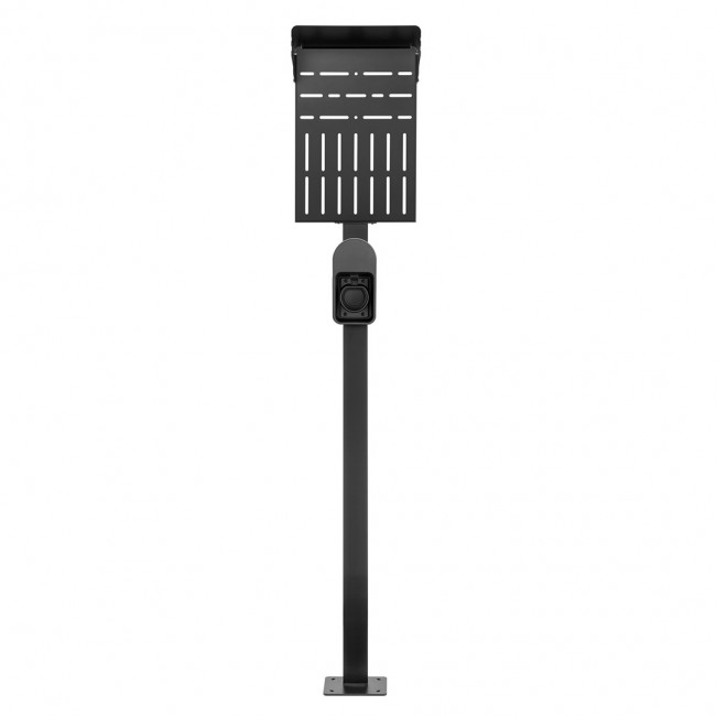 Outdoor stand for EV and PHEV car chargers Maclean, steel, 15kg max, MCE456 Outdoor stand for EV and PHEV car chargers Maclean, steel, 15kg max, MCE456
