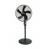 VOLTENO FLOOR FAN BLACK 40cm ROUND BASE