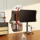 Stand / cart for TV Ergo-Office, max. load 50kg / 5kg shelf, max. VESA 600x400, built-in power strip, black, ER-304 B Stand / cart for TV Ergo-Office, max. load 50kg / 5kg shelf, max. VESA 600x400, built-in power strip, black, ER-304 B