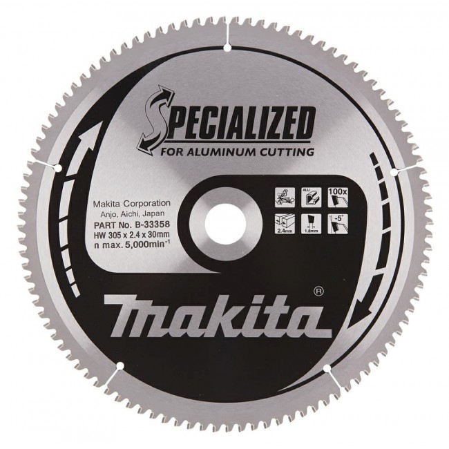MAKITA CIRCULAR SAW 305x30x100with SPECIALIZED ALUMINUM