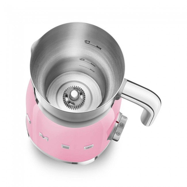 Smeg MFF11PKEU milk frother/warmer Automatic Rose Smeg MFF11PKEU milk frother/warmer Automatic Rose
