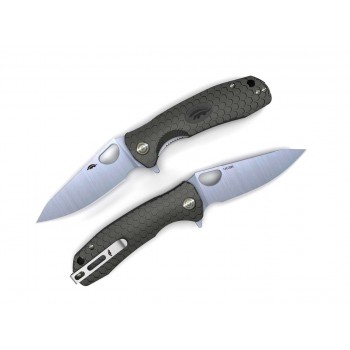 Knife Honey Badger Leaf 14C28N Small Black