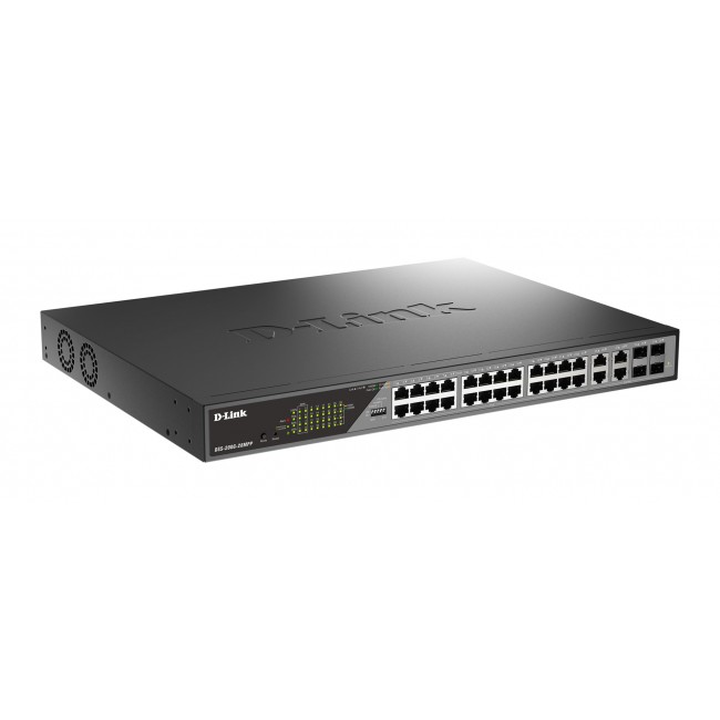 D-Link DSS-200G-28MP network switch Managed L2 Gigabit Ethernet (10/100/1000) Power over Ethernet (PoE) 1U Grey D-Link DSS-200G-28MP network switch Managed L2 Gigabit Ethernet (10/100/1000) Power over Ethernet (PoE) 1U Grey