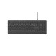 Gembird KB-UML-04 Slim wired backlight keyboard, black, US layout