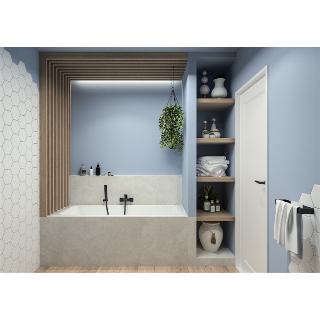 Wall-mounted bathtub mixer